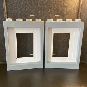 Lego Grey Picture Frame Set of 2 by Room Copenhagen 2019 Fits 4 x 6 Photos